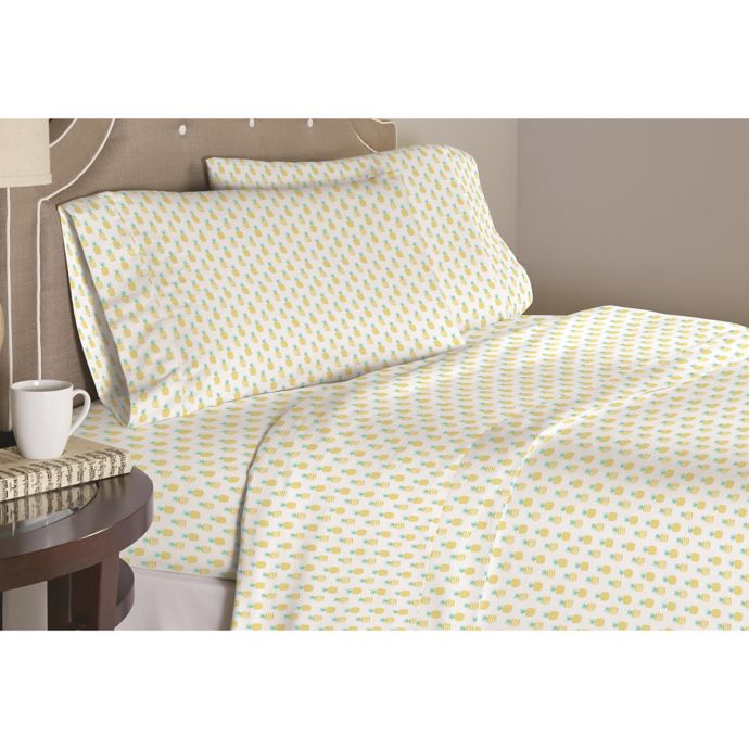 Pointehaven Pineapple Duvet Cover Set Bed Bath Beyond