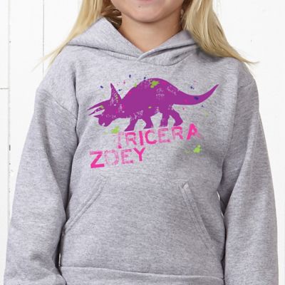 dinosaur hooded sweatshirt