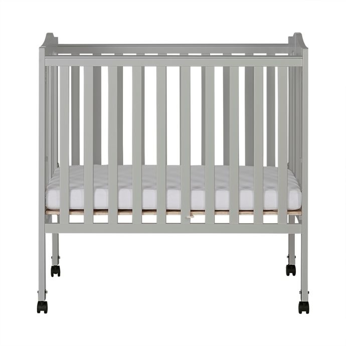 Dream On Me 2 In 1 Lightweight Folding Portable Crib Bed Bath