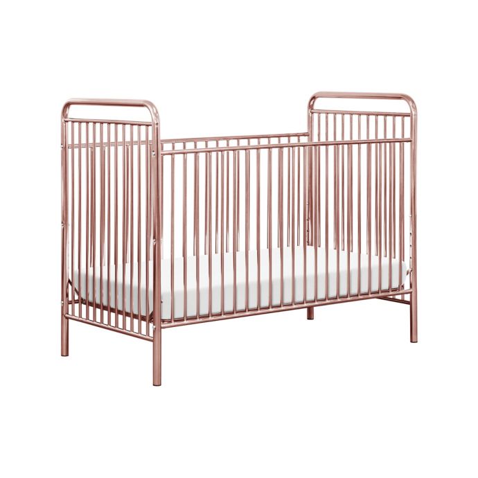 Babyletto Jubilee 3 In 1 Convertible Crib In Pink Chrome Bed