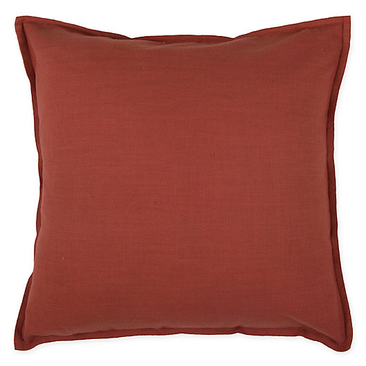 Alternate image 1 for Rizzy Home Flanged Square Indoor/Outdoor Throw Pillow