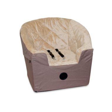 K&amp;H Bucket Booster Small Pet Car Seat in Tan. View a larger version of this product image.