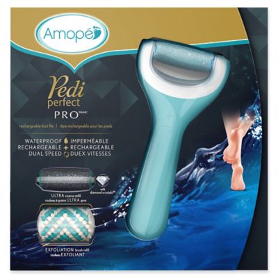 Amopé Pedi Perfect&trade; Wet & Dry&trade; Rechargeable Foot File