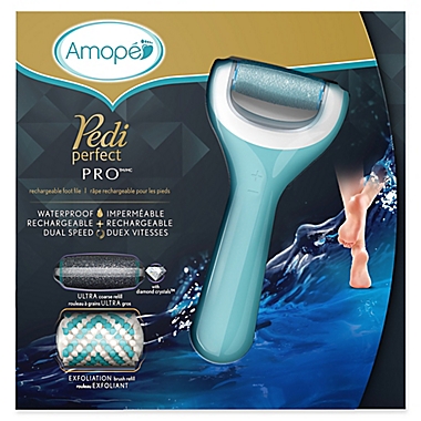 Amopé Pedi Perfect&trade; Wet & Dry&trade; Rechargeable Foot File. View a larger version of this product image.