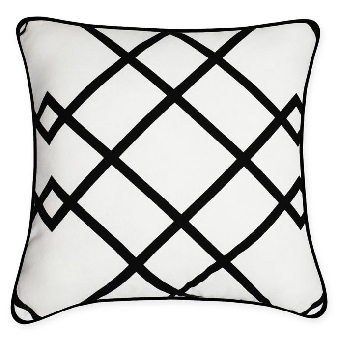 Millano Collection Whippet Square Indoor Outdoor Throw Pillow In