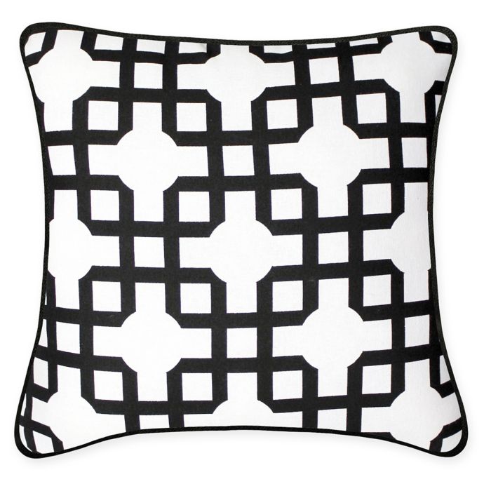 Millano Collection Sequence Square Indoor Outdoor Throw Pillow In