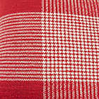 Alternate image 2 for Rizzy Home Woven Plaid Square Throw Pillow in Red/White