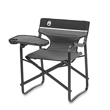 Coleman&reg; Aluminum Deck Chair with Swivel Table. View a larger version of this product image.