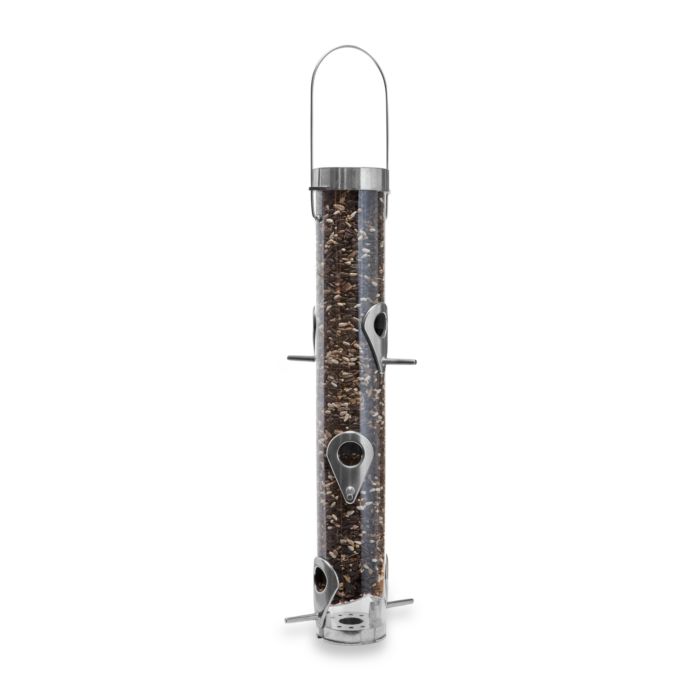 Droll Yankees 6 Port 2 5 Inch Sunflower Tubular Bird Feeder Bed