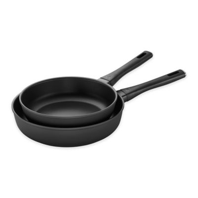 New ZWILLING J.A.HENCKELS 2pc Piece Energy Plus FRY PAN Nonstick Stainless Steel