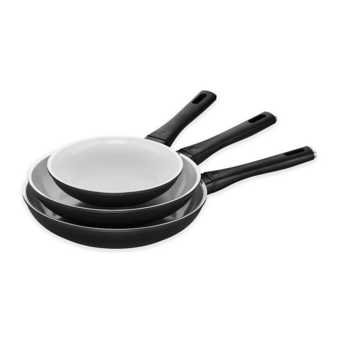 Zwilling J A Henckels Carrara Ceramic Nonstick Aluminum 3 Piece Fry Pan Set Bed Bath Beyond