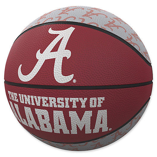 Alternate image 1 for University of Alabama Repeat Logo Mini Rubber Basketball