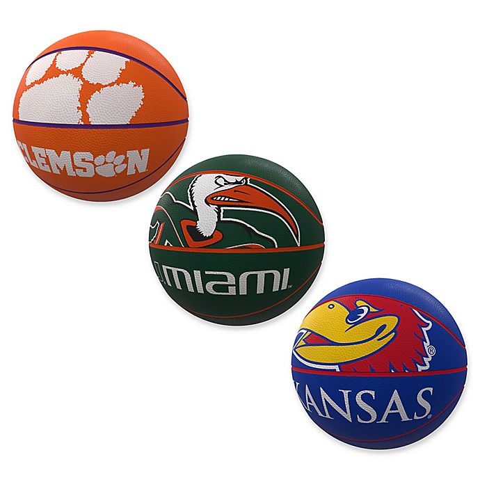 Alternate image 1 for Collegiate Mascot Official-Size Rubber Basketball Collection
