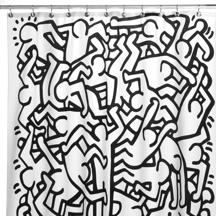 Keith Haring 72 Inch X 72 Inch Shower Curtain Bed Bath And