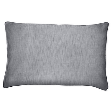 Canadian Living Chambray Standard Pillow Sham in Charcoal. View a larger version of this product image.