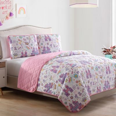 Twin All-Season Quilts Comforters with Reversible Cotton King/Queen/Twin Size Best Decorative Quilts-Unique Quilted for Gifts Love My Unicorn Granddaughter Nana Quilt PN751nn