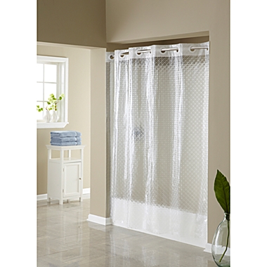 Hookless&reg; 3D Diamond 71-Inch x 74-Inch Shower Curtain. View a larger version of this product image.
