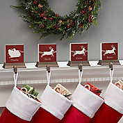 Christmas Stocking Holder Hanger Cast Iron Wreath 
