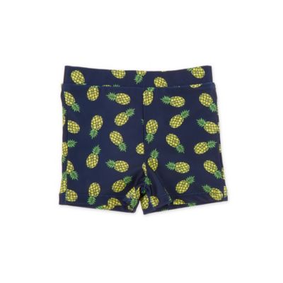 tight fitting swimming trunks