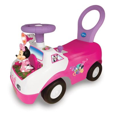 minnie mouse ride along car