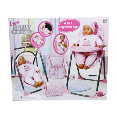 high chair baby doll