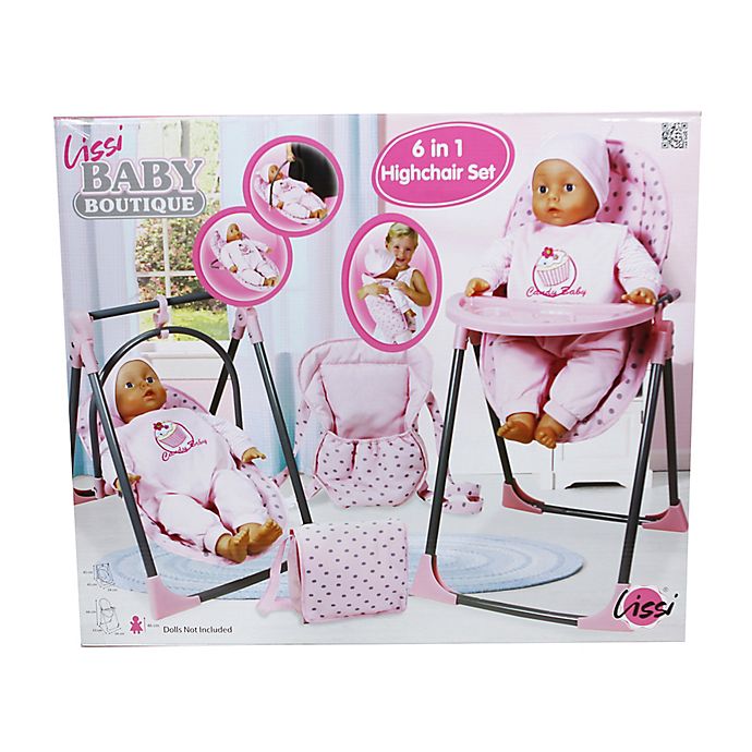 6in1 Doll High Chair in Pink buybuy BABY