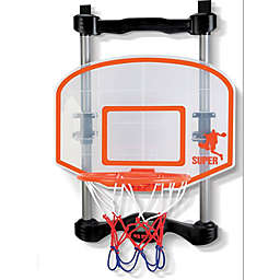 The 2-in-1 Over the Door Basketball and Boxing Combo with Clear Backboard