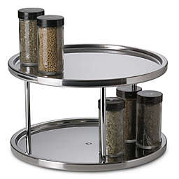 Stainless Steel Two-Tier Turntable