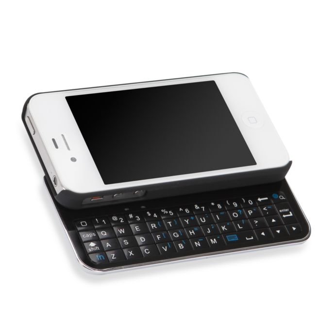 Wireless SlideOut Keyboard and Case for iPhone 4 Bed Bath and Beyond