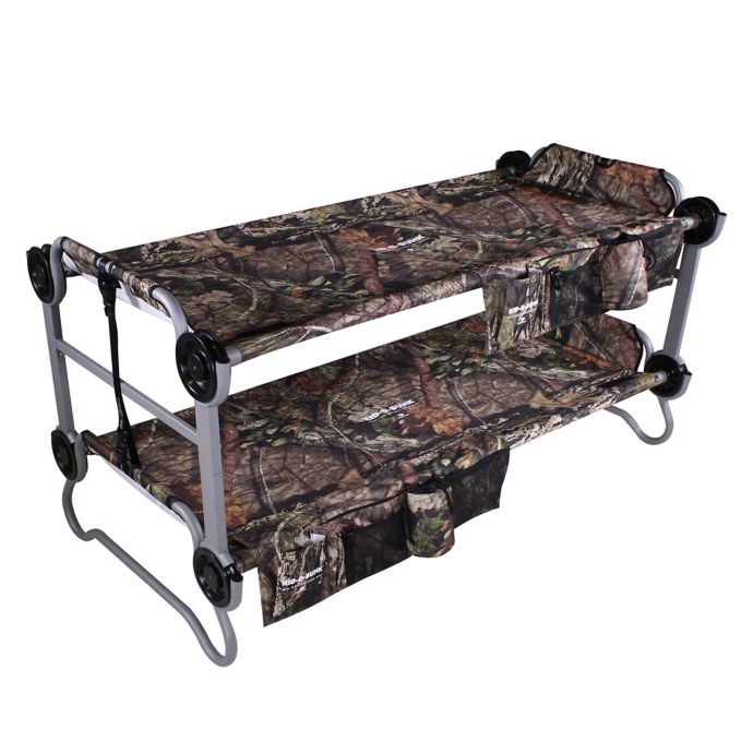 Disc O Bed Kid O Bunk Twin Bunk Cot In Mossy Oak Camo Bed Bath