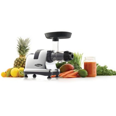 Omega&reg; J8006HDC Juicer in Chrome. View a larger version of this product image.
