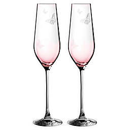 Miranda Kerr for Royal Albert Everyday Friendship Champagne Flutes in Blush (Set of 2)