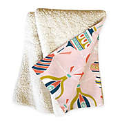 Deny Design Decorated Blush Throw Blanket in Pink