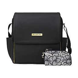 Petunia Pickle Bottom® Boxy Backpack Diaper Bag in Black Leatherette