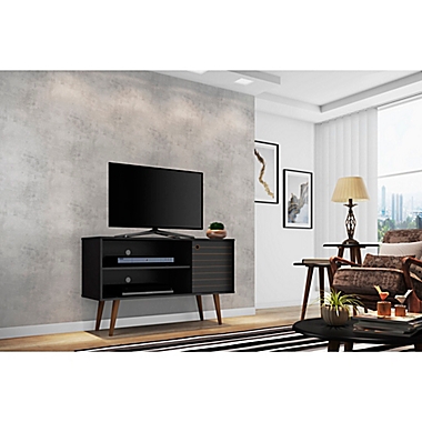 Manhattan Comfort Liberty 42.5-Inch TV Stand in Black. View a larger version of this product image.