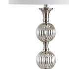 Alternate image 2 for JONATHAN Y Oslo 60.5&quot; Glass/Metal LED Floor Lamp in Mercury Silver