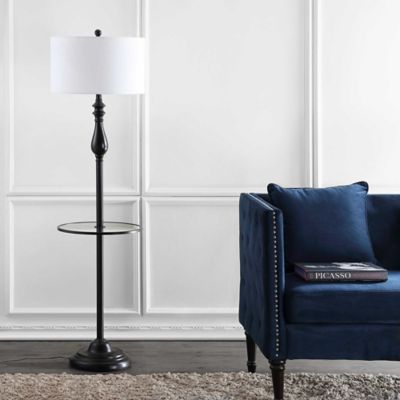 glass side table lamp