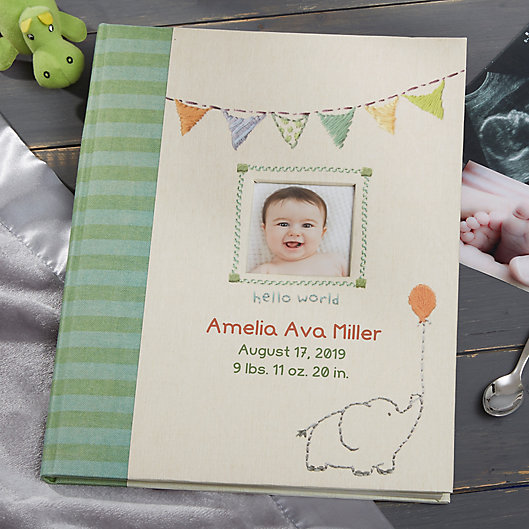 Alternate image 1 for Made With Love Personalized Baby Memory Book