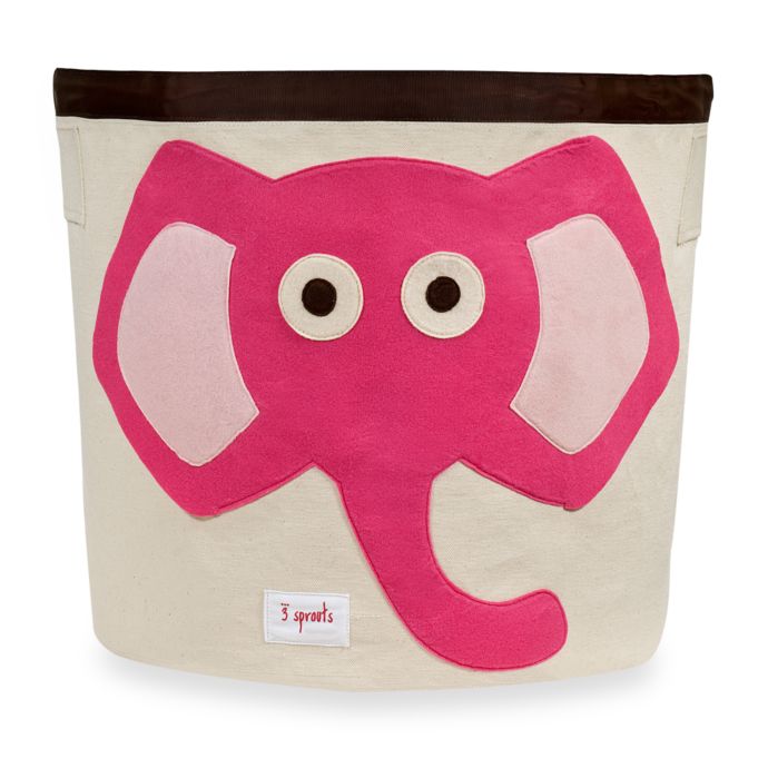 3 Sprouts Pink Elephant Storage Bin Bed Bath and Beyond Canada