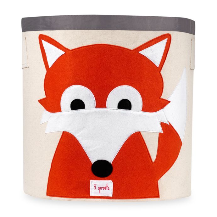 3 sprouts storage bin fox