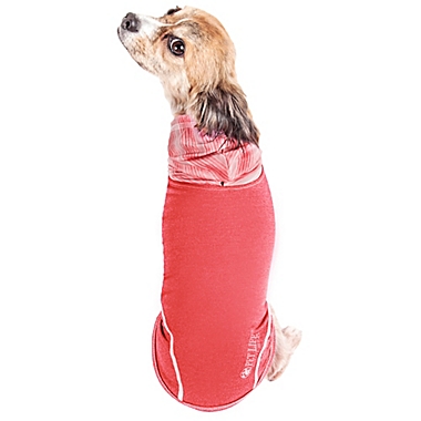 Pet Life&reg; Pull-Rover X-Small Sleeveless Performance Pet Hoodie in Red. View a larger version of this product image.