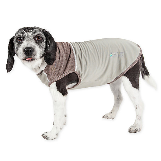 Alternate image 1 for Pet Life® Active Aero-Pawlse X-Large Dog Performance T-Shirt in Brown