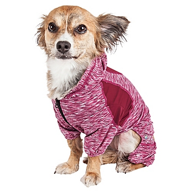 Pet Life&reg; Active Downward Dog Full Bodied Hoodie. View a larger version of this product image.