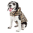 Alternate image 7 for Pet Life&reg; Luxe Poocheetah Mink Dog Coat in Brown