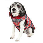 Alternate image 1 for Pet Life&reg; Scotty Small Tartan Plaid Insulated Dog Coat in Red