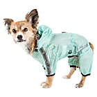Alternate image 0 for Pet Life&reg; Torrential Shield Medium Full Body Dog Windbreaker Raincoat in Green