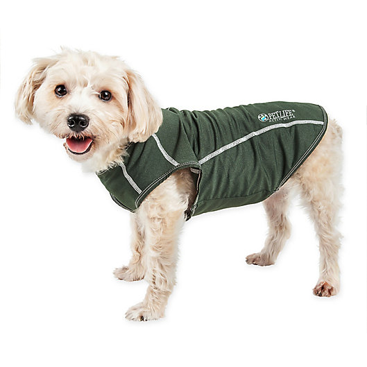 Alternate image 1 for Pet Life® Active Racerbark Medium Performance Dog Tank Top in Green