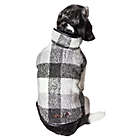 Alternate image 7 for Pet Life&reg; Black Boxer Large Plaid Insulated Dog Coat in Black