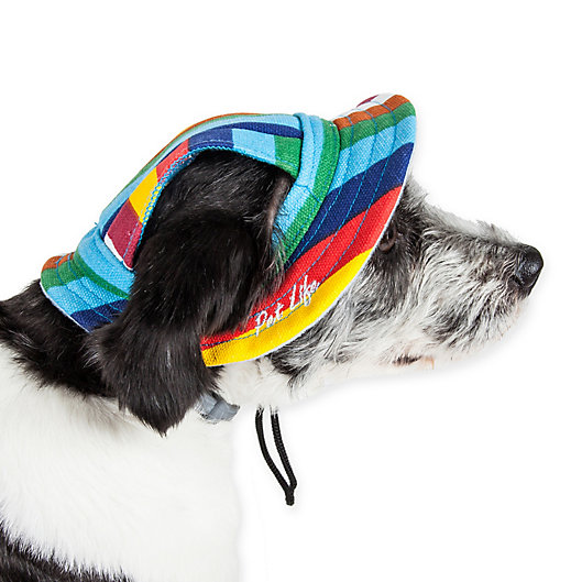 Alternate image 1 for Pet Life® Colorfur Medium Adjustable Brimmed Dog Hat