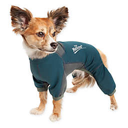 Rufflex Medium Full Body Performance Dog Hoodie in Green